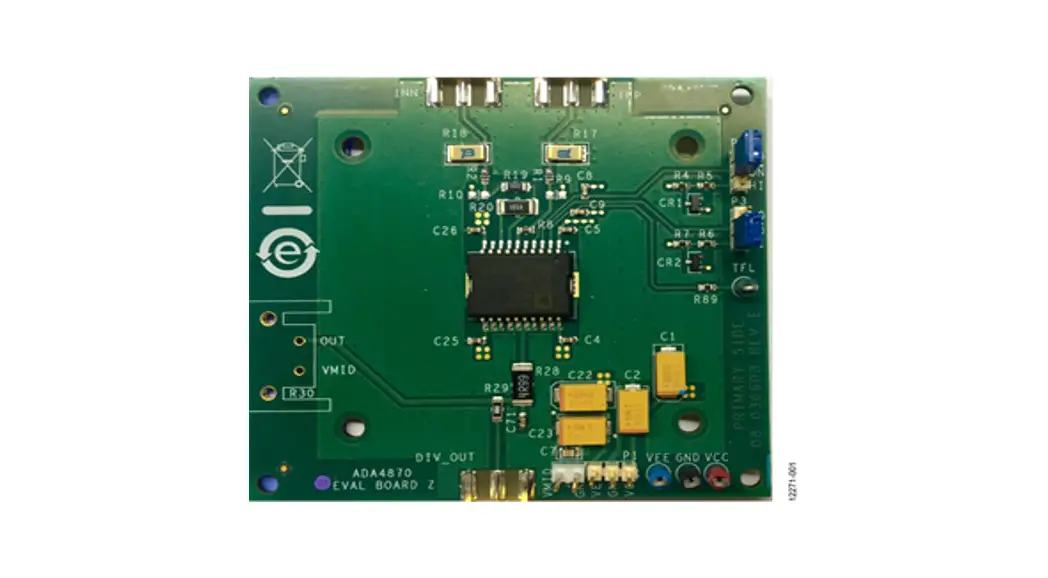 Analog Devices Ug-685 Evaluating The Ada4870 High Speed High Output Current Amplifier User Guide Analog Devices Ug-685 Evaluating The Ada4870 High Speed High Output Current Amplifier User Guide