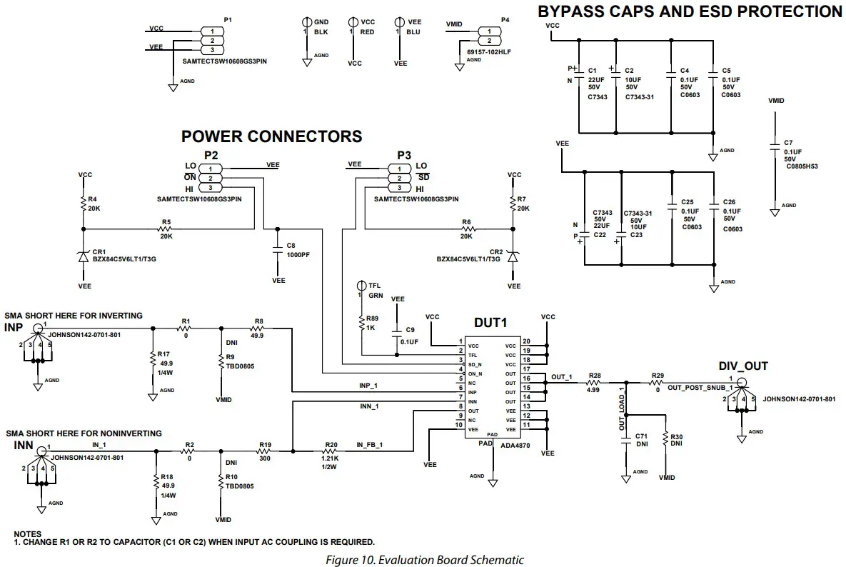 ANALOG DEVICES UG 685 Evaluating the ADA4870 High Speed High Output Current Amplifier - Figure 11
