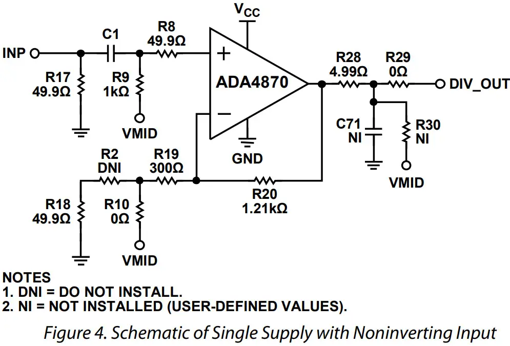 ANALOG DEVICES UG 685 Evaluating the ADA4870 High Speed High Output Current Amplifier - Figure 4