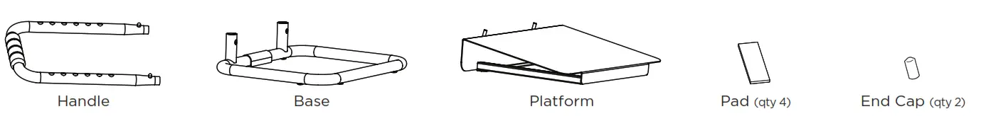UPLIFT DESK MVT013 Elevate Footrest