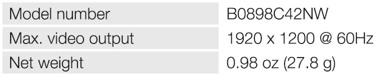 amazonbasics-UTC-V-AL-Aluminum USB-3.1-Type-C-to-VGA-Adapter-FIG-1