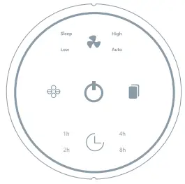 TESLA Smart Mini Air Purifier - FUNCTION INTRODUCTION