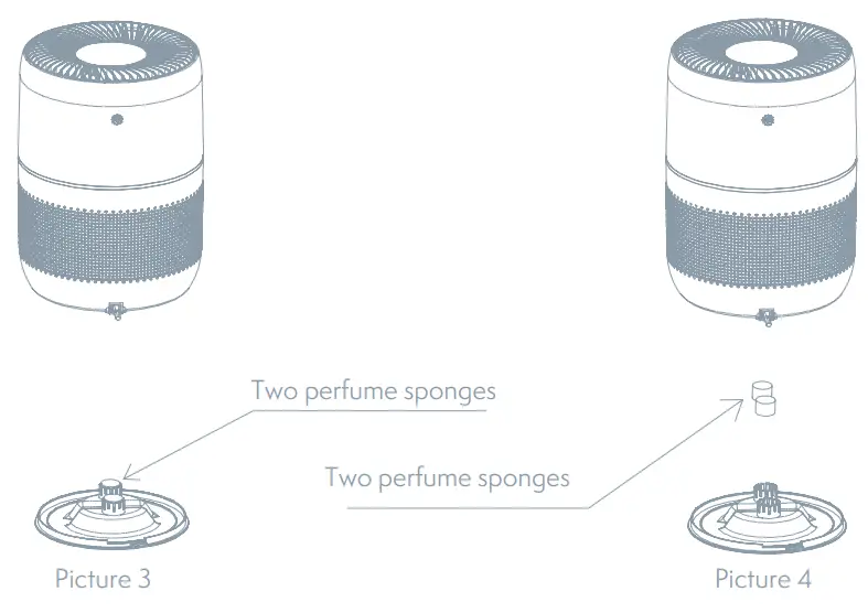 TESLA Smart Mini Air Purifier - function