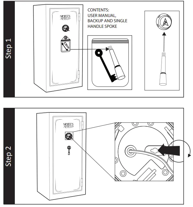 Sports Afield SA5932P-BG 45-Minute 32 Gun Fire Waterproof Safe fig 1