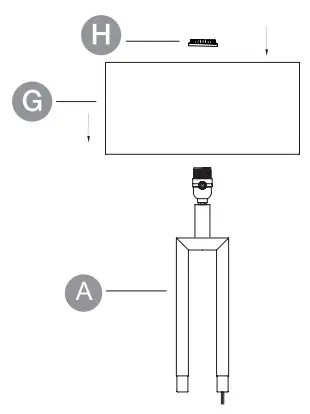 edishine 12273 Modern Wood Corner Floor Lamp fig2