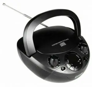 LASER CDBB-200-BLK CD Boombox with AMFm Radio