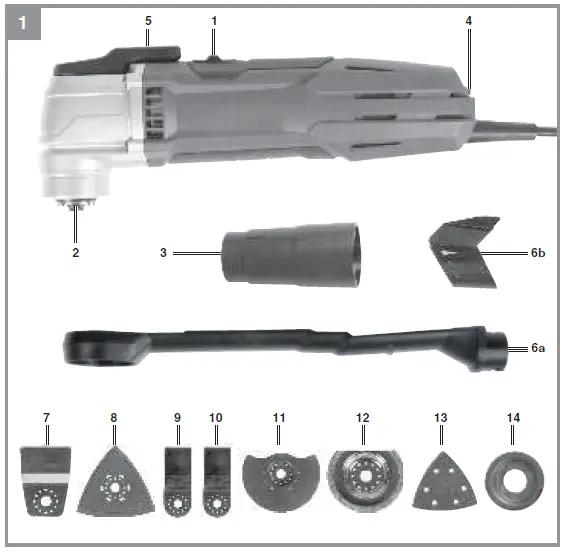 Einhell -TEMG300-EQ-Oscillating-Multi-Tool-fig-1