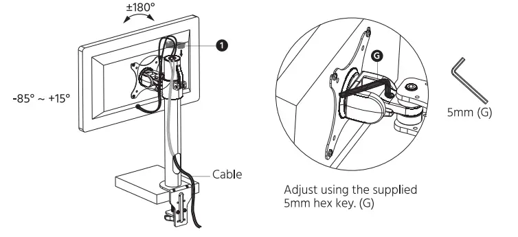 MONOPRICE-Essential-Single-Monitor-Desk-Mount-8