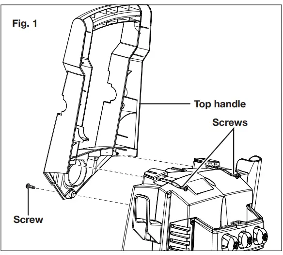 SUNJOE 13A Electric Pressure Washer fig 1