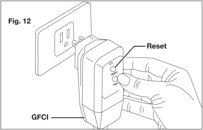 SUNJOE 13A Electric Pressure Washer fig 12