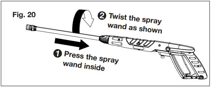SUNJOE 13A Electric Pressure Washer fig 19