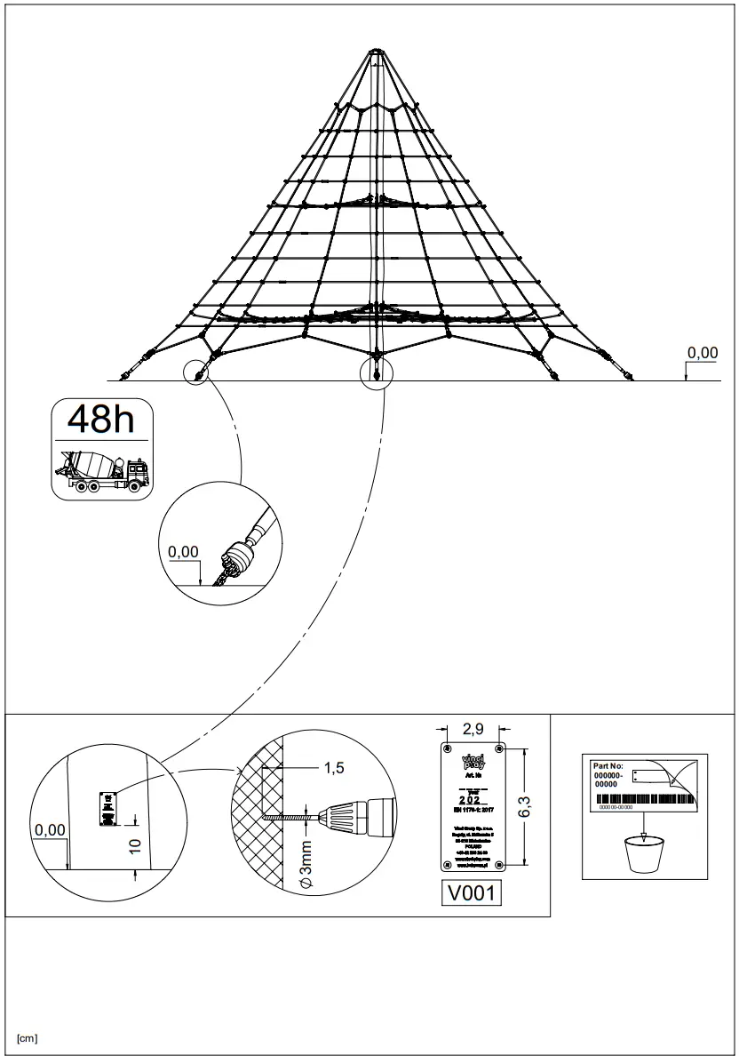 vinci play RB1383 ROBINIA Climbing Pyramid - fig 12