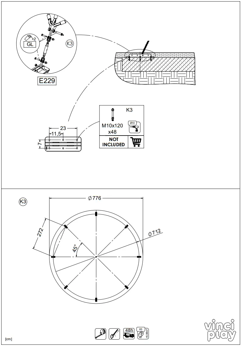 vinci play RB1383 ROBINIA Climbing Pyramid - fig 4