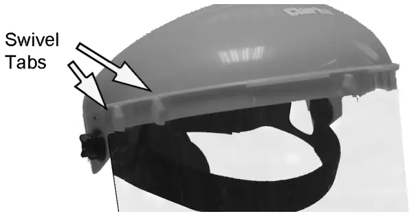 Clarke 8133811 SV1B Safety Visor - Fig1