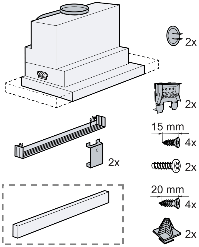 BOSCH DFR097A52 Built In Telescopic Cooker Hood - FIGURE 7