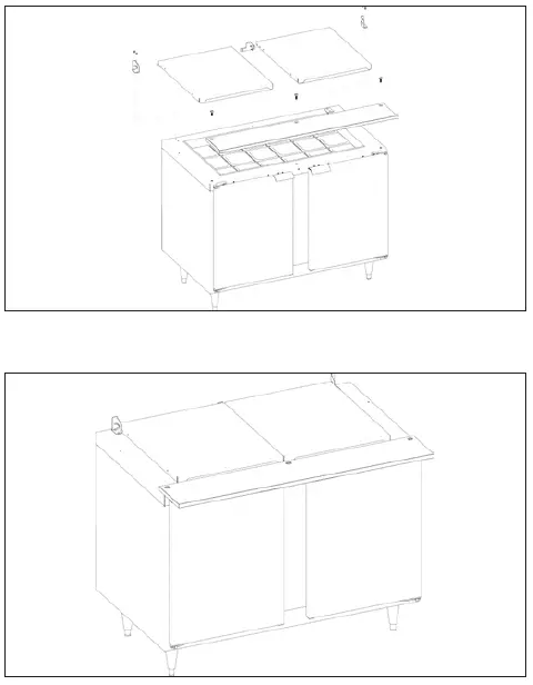 Traulsen-UPT6012-DD-SB-60-Inch-4-Drawer-Stainless-Steel-Back-Refrigerated-Sandwich-FIGG-5