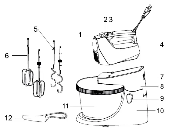 zelmer ZHM2559 Hand Mixer with Bowl 01
