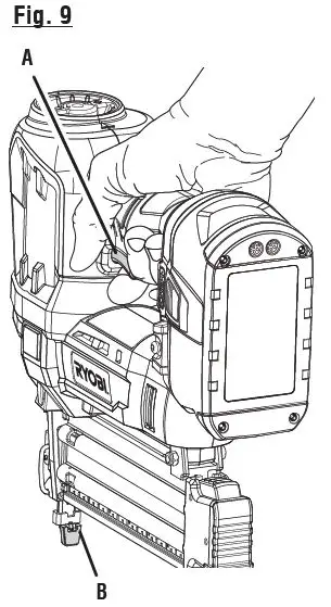 RYOBI P320 18 GA Brad Nailer-10