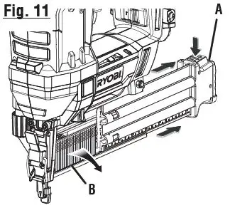 RYOBI P320 18 GA Brad Nailer-12