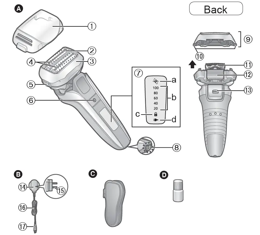 Panasonic ES-LV6U-K841 Rechargeable Shaver 1