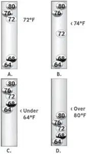 Galileo Thermometer & Barometer 00795 - Temperature