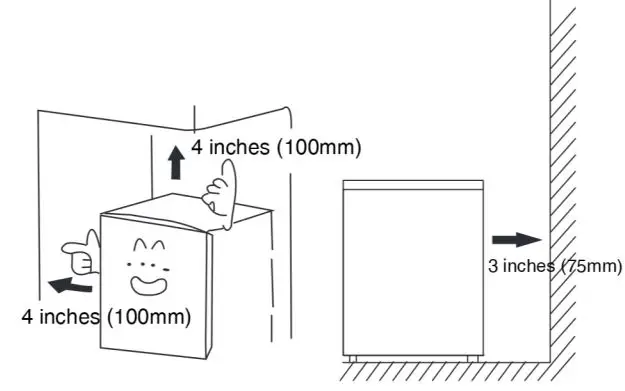 Hisense LFC050N6AWE Chest Freezer User Manual - Cleaning before use