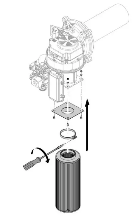 VIESSMANN CI2 399 to 1000 Burner Filter Kit - Figure 5