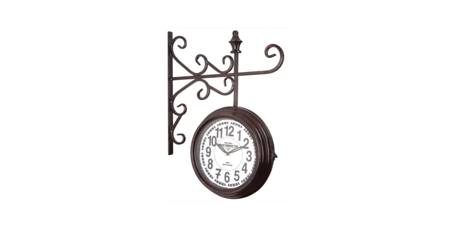 Yhd Clkba160 Double Sided Iron Wall Clock User Manual Yhd Clkba160 Double Sided Iron Wall Clock User Manual