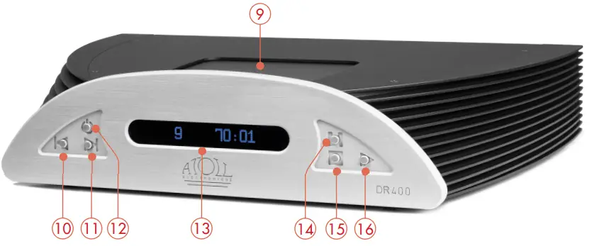 ATOLL ELECTRONIQUE DR400SE CD Player - DETAIL OF FONCTIONS