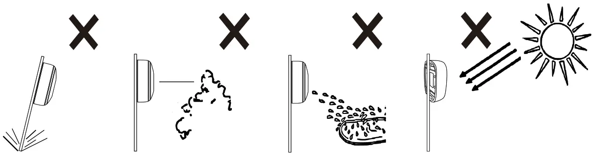 intelbras IVA 5015 Digital Single Beam Active Sensor - Caution and safety