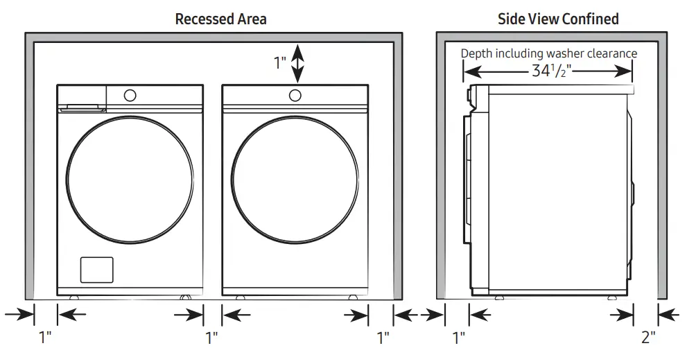 SAMSUNG DVE53BB8900 Bespoke Ultra Capacity Electric Dryer - fig 2