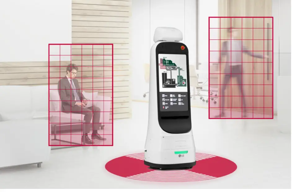 LG RSCGD20 CLOi GuideBot Robot with Guiding Mobile Advertising 1