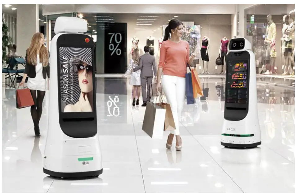 LG RSCGD20 CLOi GuideBot Robot with Guiding Mobile Advertising 2