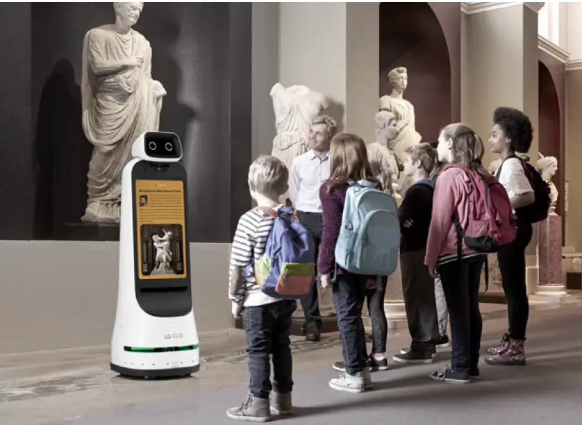 LG RSCGD20 CLOi GuideBot Robot with Guiding Mobile Advertising 4