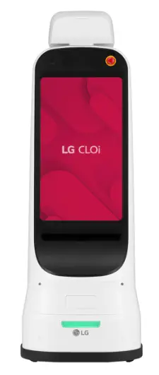 LG RSCGD20 CLOi GuideBot Robot with Guiding Mobile Advertising