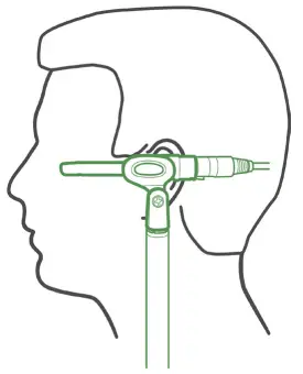 IK Multimedia iLoud Precision 5 5 Inch Powered Studio Monitor - microphone positioning