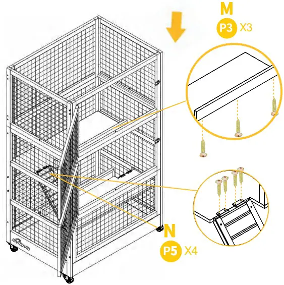 aivituvin SKY2609 Wooden Cedar Sand Box w Seat - Figure 12