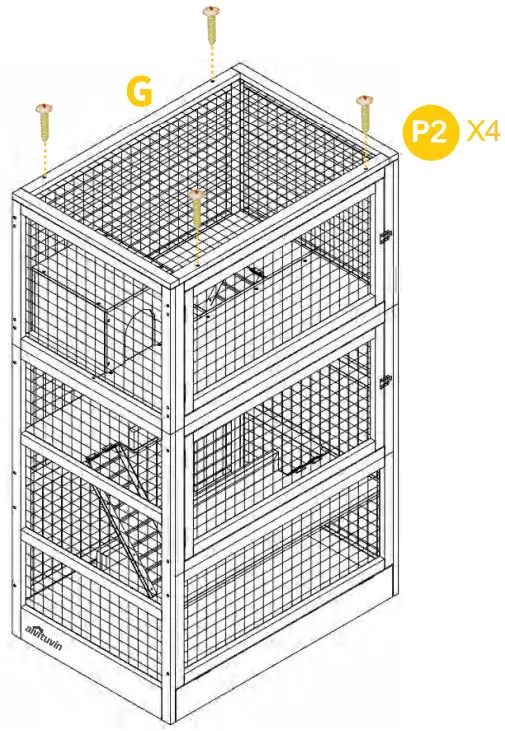 aivituvin SKY2609 Wooden Cedar Sand Box w Seat - Figure 17