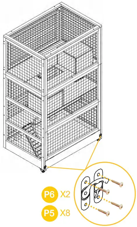 aivituvin SKY2609 Wooden Cedar Sand Box w Seat - Figure 18