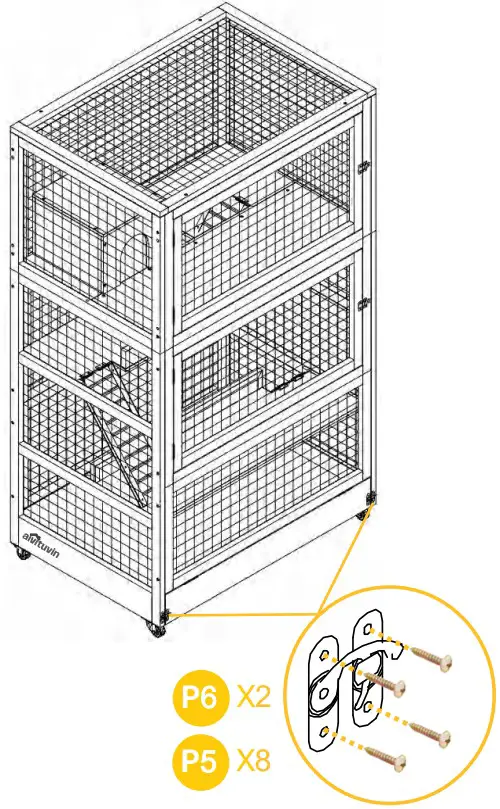 aivituvin SKY2609 Wooden Cedar Sand Box w Seat - Figure 19