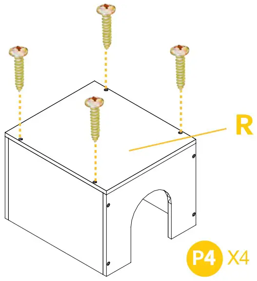 aivituvin SKY2609 Wooden Cedar Sand Box w Seat - Figure 2