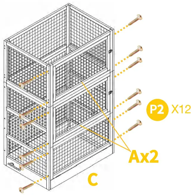 aivituvin SKY2609 Wooden Cedar Sand Box w Seat - Figure 5