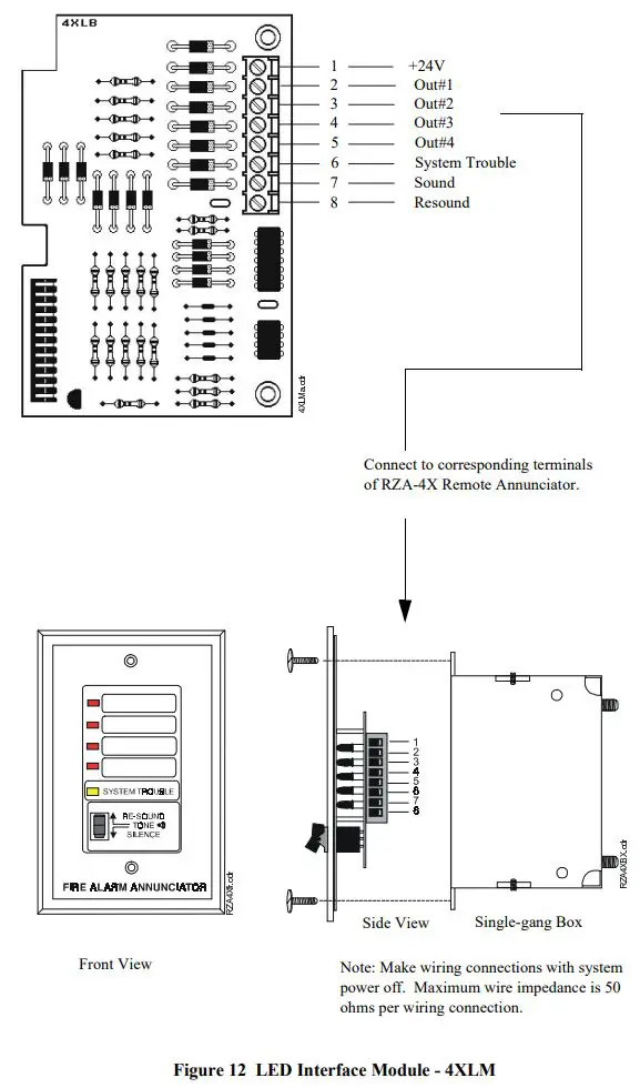 SYSTEM SENSOR PDRP-1001 Deluge Preaction Control Panel User Guide - Figure 12