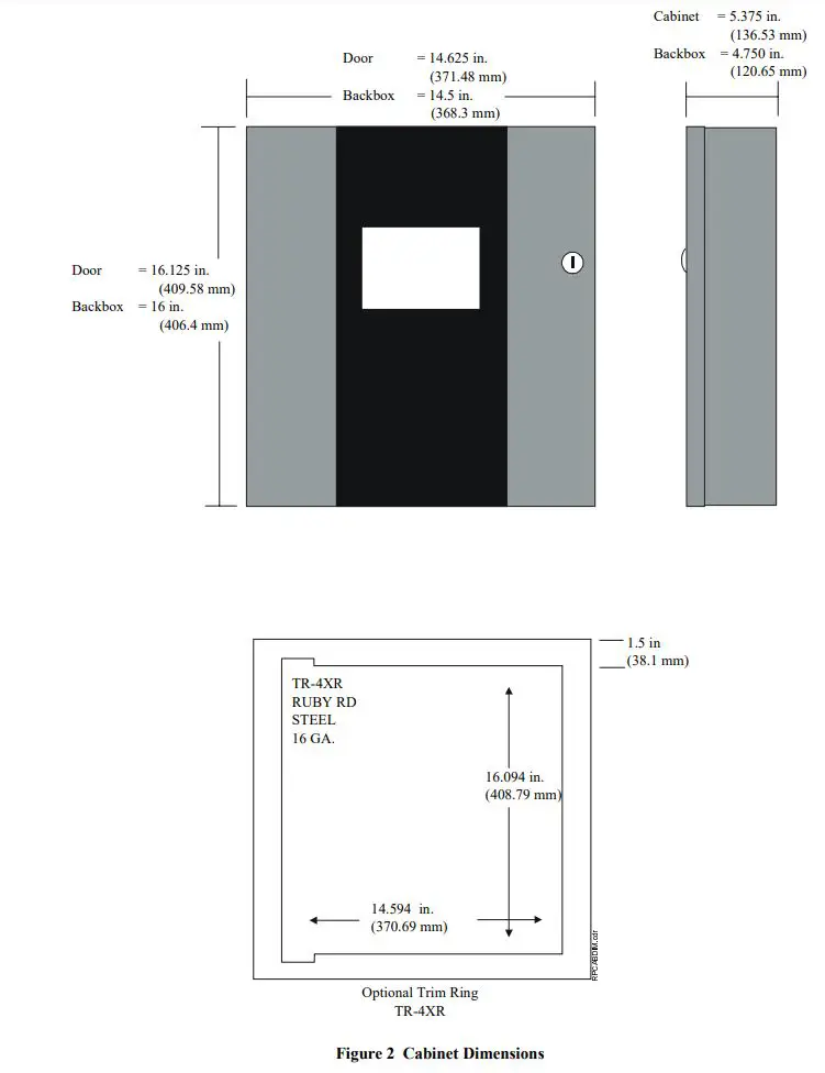 SYSTEM SENSOR PDRP-1001 Deluge Preaction Control Panel User Guide - Figure 2