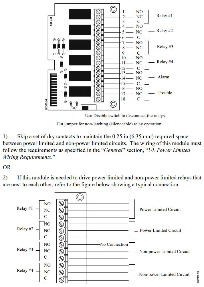 SYSTEM SENSOR PDRP-1001 Deluge Preaction Control Panel User Guide - Zone Relay Module