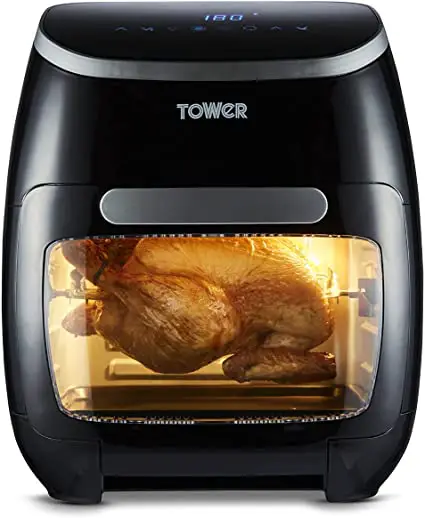 Tower 5-in-1 Digital Air Fryer Oven With Rotisserie T17039 Instruction Manual