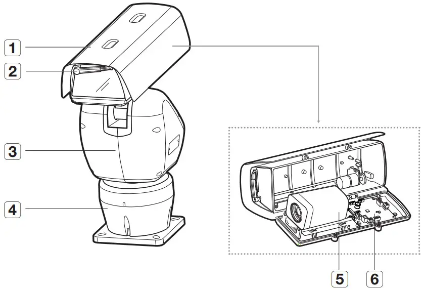 WISeNeT TNU 6321 Network Camera - Appearance