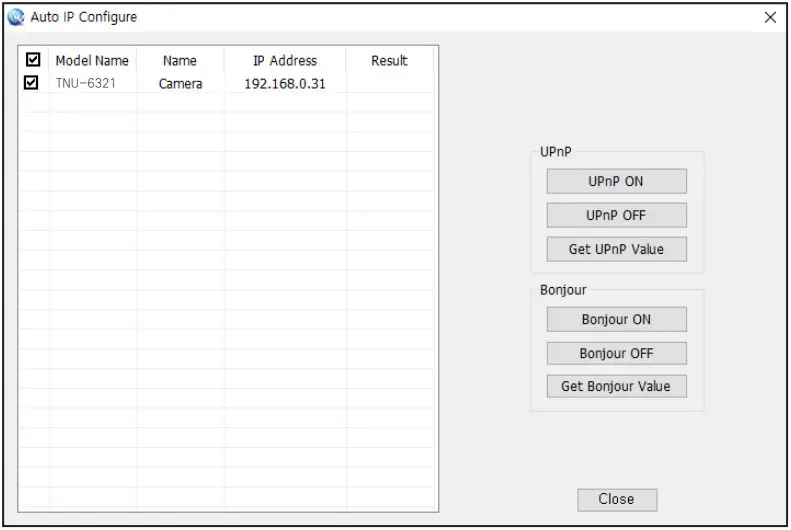 WISeNeT TNU 6321 Network Camera - CONFIGURING IP