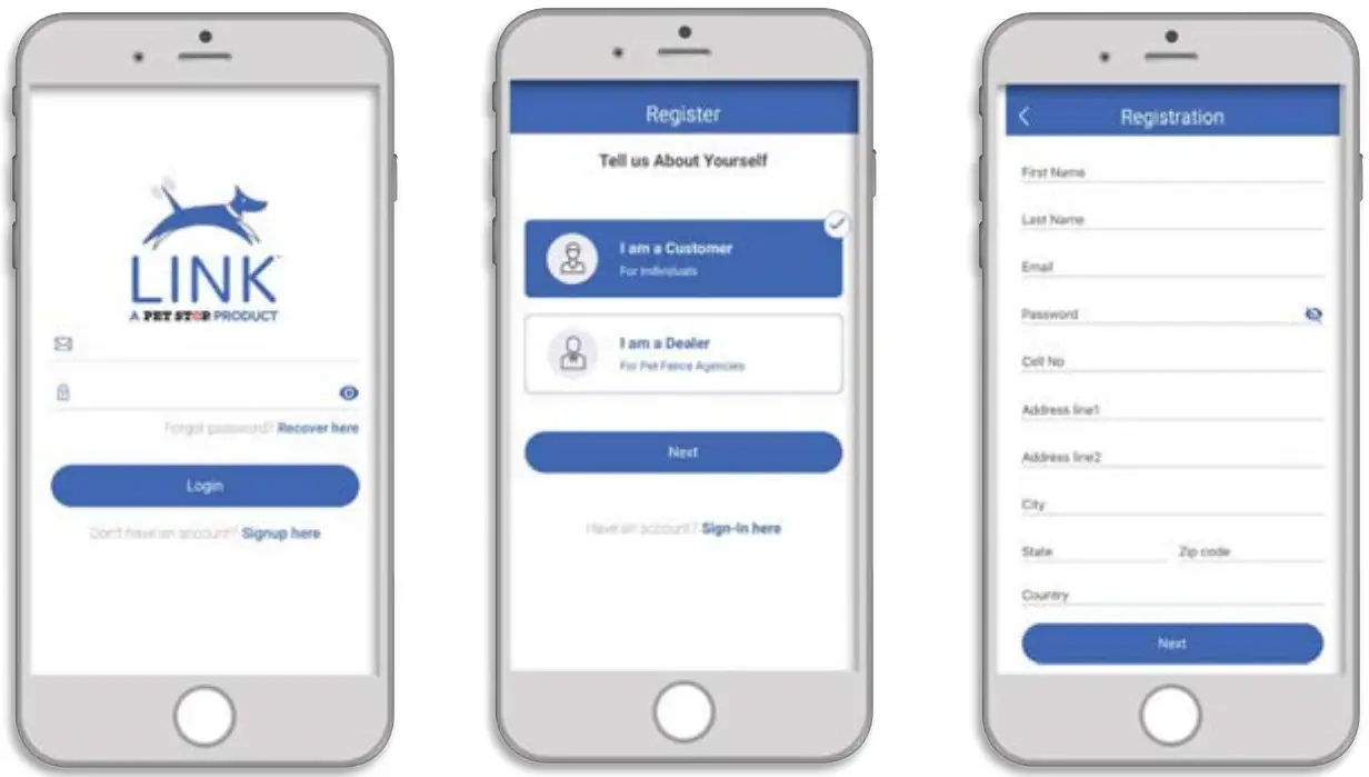 PET STOP LINK - FIg 1