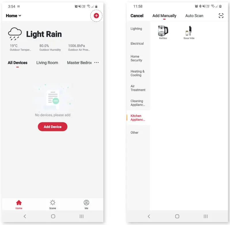 Kogan SmarterHome™ 1.7L Smart Glass Kettle- Wi-Fi network